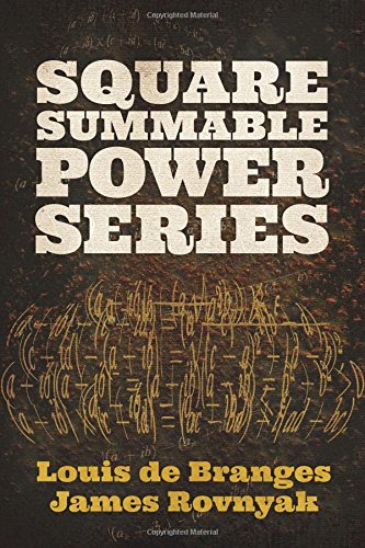 Square Summable Power Series (Dover Books on Mathematics)