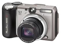 Canon PowerShot A650 IS Digital Camera - Silver (12.1MP, 6x Optical Zoom) 2.5" LCD