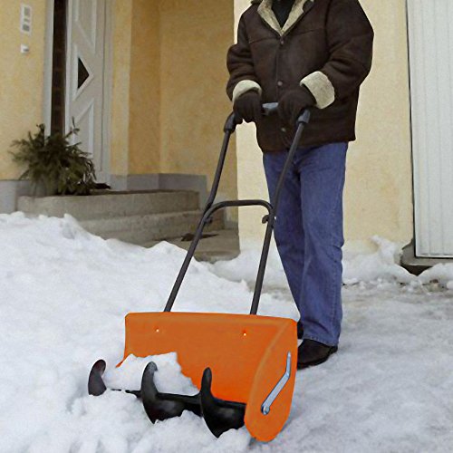 EasyGoProducts Snow Screw, Auger Style Manual Snow Blower, Snow Plow