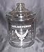 Kitchen & Housewares : USAF US Air Force Etched Glass 1/2 Gal Cookie Jar Cannister
