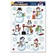 Snowman/Snowflake Clings 12 x 17 Sh (16/sh) Pkg/1