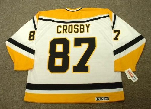 Buy SIDNEY CROSBY Pittsburgh Penguins CCM Throwback Home Hockey Jersey