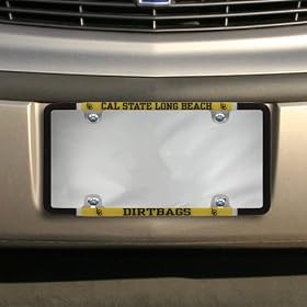 Long Beach State 49ers Thin Rim Varsity License Plate Frame
