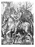 The Knight, Death and The Devil , c.1514 Art Poster Print by Albrecht Dürer, 18x24