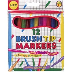Brush Tip Markers (12)