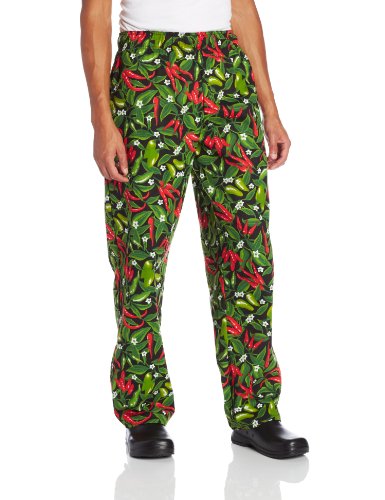 Dickies Men's The Traditional Baggy Chef Pant, Chili Pepper, Medium