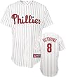 Shane Victorino Jersey: Youth Majestic Home Pinstripe Replica #8 Philadelphia Phillies Jersey