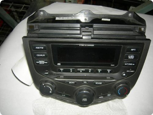 Radio : ACCORD 03-07 AM-FM-6 CD (6 disc), w/o navigation; 120 watt, manual climate control, Cpe (2 Dr)