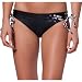 Fox Racing Moto Doll Lace Up Side Tie Women's Bottom Swimsuit Swimwear - Black / Large