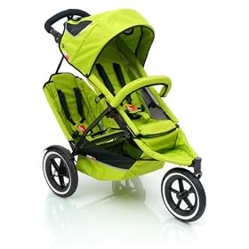 Phil & Teds Green Sport Buggy V2 Stroller & Double Seat