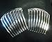 2 PCS FRENCH TWIST HAIR COMB COLER CLEAR 9 TOOTH IT DELUXE