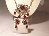 Pure(925) Silver Fine Jewelry Set w/ Gold 22k Plated S3 B & W Rhodium Plated-cubic Zerconium Man-made Diamonds (S3)