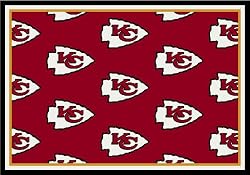 Kansas City Chiefs 5' 4" x 7' 8" Team Repeat Area Rug (Red)
