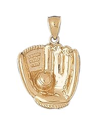 CleverEves 14K Gold Pendant Baseball Themed 8.9 - Gram(s)