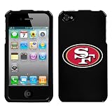 iPhone 4 San Francisco 49ers Black Snap on Superior Hard Cover