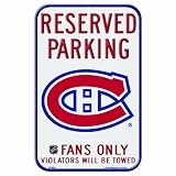 NHL Montreal Canadiens 11-by-17 Inch Locker Room Sign