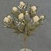 Factory Direct Craft Artificial Dried Pale Pink Antique Rose Bush for Home Decor, Crafting and Displaying