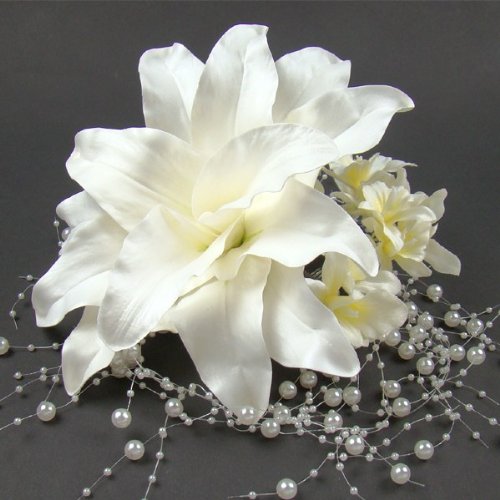 カサブランカ髪飾り6点セット 成人式 結婚式 浴衣