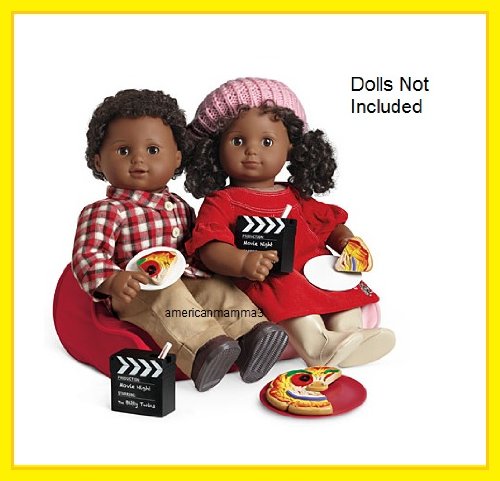 American Girl Bitty Baby Twin Movie Chair & Snack Set for Dolls-image