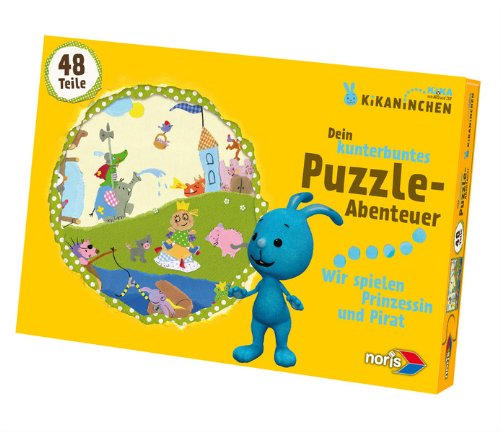 Noris Spiele 606037364 - Kika Puzzle - Wir spielen Prinzessin und Pirat, 48-teilig Preisvergleich