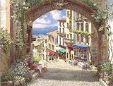 Arch de Cagnes Sm Wall Hanging by Sam Park 53 x 46