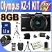 Olympus XZ-1 10 MP Digital Camera with f1.8 Lens and 3-Inch OLED Monitor (Black) + Extended Life Battery + 8GB SDHC Class 10 Memory Card + USB Card Reader + Memory Card Wallet + Deluxe Case w/Strap + Shock Proof Deluxe Case + Mini HDMI to HDMI Cable + Professional Full Size Tripod + Accessory Saver Bundle!