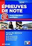 Epreuves de note Toutes fonctions publiques cat�gories A et B