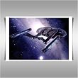STAR TREK ENTERPRISE Kunstdruck als Leinwandkopie, Gr��e A1 POSTER