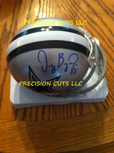 DEZ BRYANT SIGNED AUTOGRAPHED DALLAS COWBOYS MINI HELMET Coa