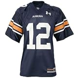 Under Armour Auburn Tigers #12 Navy Blue Replica Football Jersey