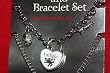 Twilight "Heart and Key" Necklace and Bracelet Set