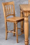 Center Ht. Side Chair - Spindle Back Light Oak