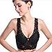 VECJUNIA Women's Soft and Smooth Lace Wire-Free Freedom Sports Bra