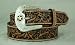 Tooled Lone Star Western Belt