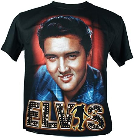 Elvis Presley Extra Large Size New! T-Shirt (King Of Rock And Roll) 1377