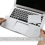 All-inside 11inch Palm Rest Cover with Trackpad Protector Sticker Skin Silver for MacBook Air 11.6" A1465 A1370
