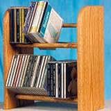 52 CD Dowel Storage Rack Finish: Natural