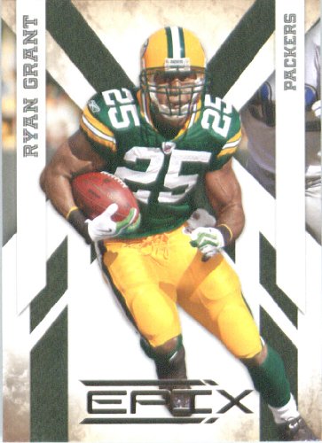 2010 Panini EPIX Football Card # 37 Ryan Grant - Green Bay Packers - NFL Trading Card in Screwdown Case