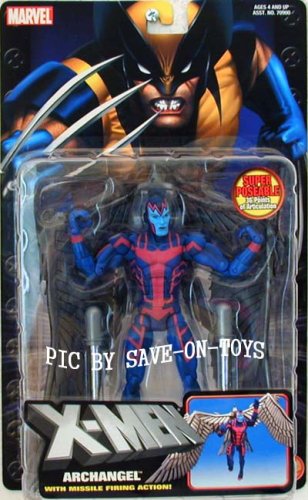 Marvel x-men "archangel" missile firing action figure