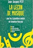 Revue Lemoine  / Leçon de musique 1ère et 2ème Années