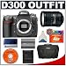 Nikon D300 Digital SLR Camera with Nikon 18-200mm VR DX Lens + 4GB CF Memory Card + EN-EL3e Battery + Case + Cameta Bonus Accessory Kit