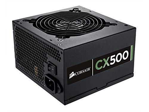 Corsair Builder Series CX V2 500-Watt 80 Plus Certified Power Supply Compatible with   and   Platforms - CMPSU-500CXV2