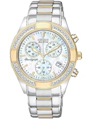 Citizen Womens FB1224-52D Regent Chronograph Eco-Drive Ladies Watch
