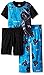 Star Wars Big Boys Darth Vader In Black and Blue Prints 3-Piece Pajama Set 4
