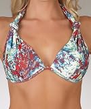 Hurley - Abalone Any Way Halter Bikini Top