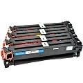Set Toner kompatibel zu cb540-43, bk 2.200 S.,col je 1.400 S.