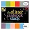 Solid Glitter Paper Stack 12X12