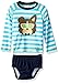 KIKO & MAX Baby Boys Rashguard and Diaper Cover Swim Set, Navy Dog, L