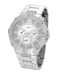 GUESS Dazzling Sport Watch Silver tone