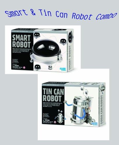TS-3653/TS-3658 ROBOT KIT COMBO PACK (TIN CAN & SMART ROBOT)